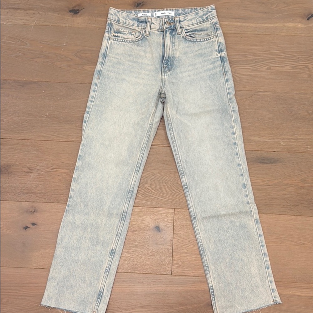 MANGO Blanca Straight Leg Jeans
